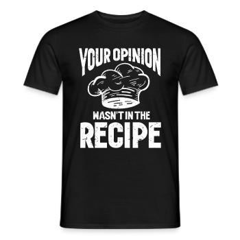 Chefkoch Küche Koch - Männer T-Shirt - Schwarz - Vorne - AI Model Male 178 light (178cm)