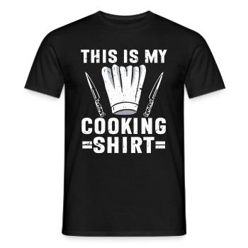 Chef Chef de cuisine - T-shirt homme - noir - Devant - AI Model Male 178 light (178cm)