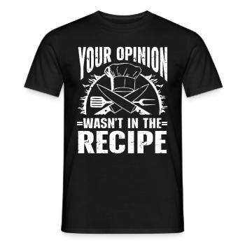 Chefkoch Küche Koch - Männer T-Shirt - Schwarz - Vorne - AI Model Male 178 light (178cm)
