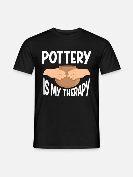 Ceramic Artist Clay Pottery - Men's T-Shirt - black