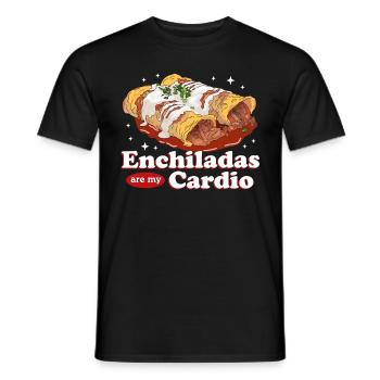 Enchilada Mexican Food Enchiladas Gift - Men's T-Shirt - black - Front - AI Model Male 178 light (178cm)