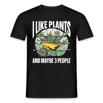 Gartenbau LandschaftsbauGarten Gärtner - Männer T-Shirt - Schwarz - Vorne - AI Model Male 178 light (178cm)