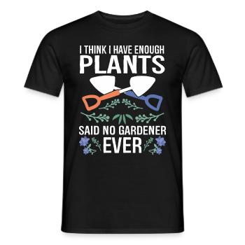 Gartenbau LandschaftsbauGarten Gärtner - Männer T-Shirt - Schwarz - Vorne - AI Model Male 178 light (178cm)
