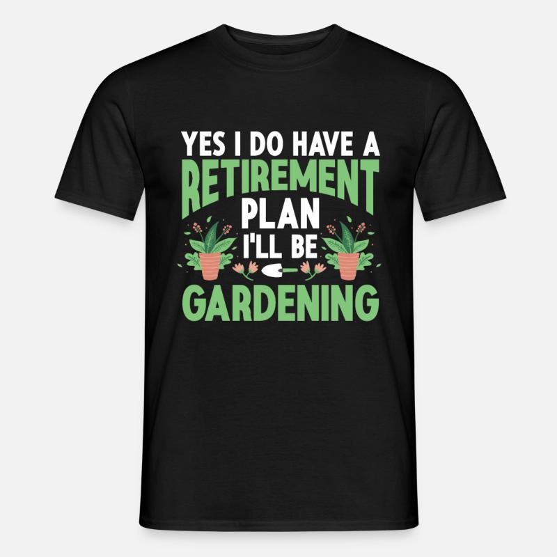 Gartenbau LandschaftsbauGarten Gärtner - Männer T-Shirt - Schwarz