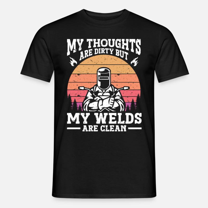 Soudage à la soudeuse - T-shirt homme - noir