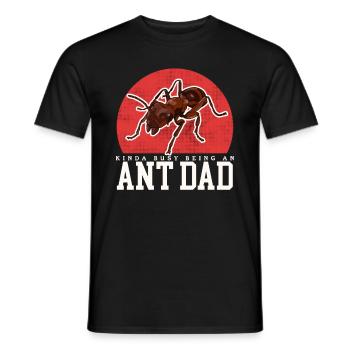 Fourmis Papa Fourmis Ferme Formicarium Cadeau - T-shirt homme - noir - Devant - AI Model Male 178 light (178cm)