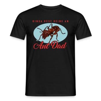 Fourmis papa Formicarium fourmi ferme cadeau - T-shirt homme - noir - Devant - AI Model Male 178 light (178cm)