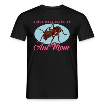 Fourmis maman Formicarium fourmilier ferme cadeau - T-shirt homme - noir - Devant - AI Model Male 178 light (178cm)