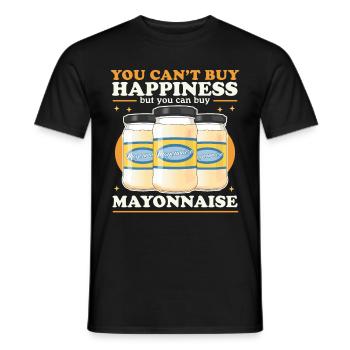 Buy Mayonnaise Mayo Gift - Men's T-Shirt - black - Front - AI Model Male 178 light (178cm)