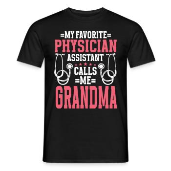 Médecin Disant École De Médecine Pa Étudiant Médecin - T-shirt homme - noir - Devant - AI Model Male 178 light (178cm)