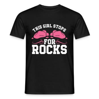 Geologe Steine Steinsammler - Männer T-Shirt - Schwarz - Vorne - AI Model Male 178 light (178cm)