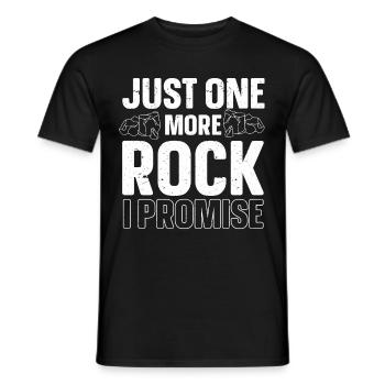 Geologist Stones Stone Collector - Men's T-Shirt - black - Front - AI Model Male 178 light (178cm)