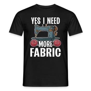 Quilter Nähen Stricken Quilten - Männer T-Shirt - Schwarz - Vorne - AI Model Male 178 light (178cm)