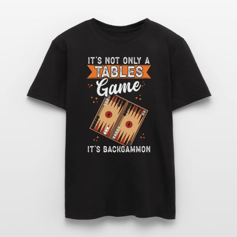 Jeu de société de backgammon Cadeau de jeu de backgammon T-shirt homme