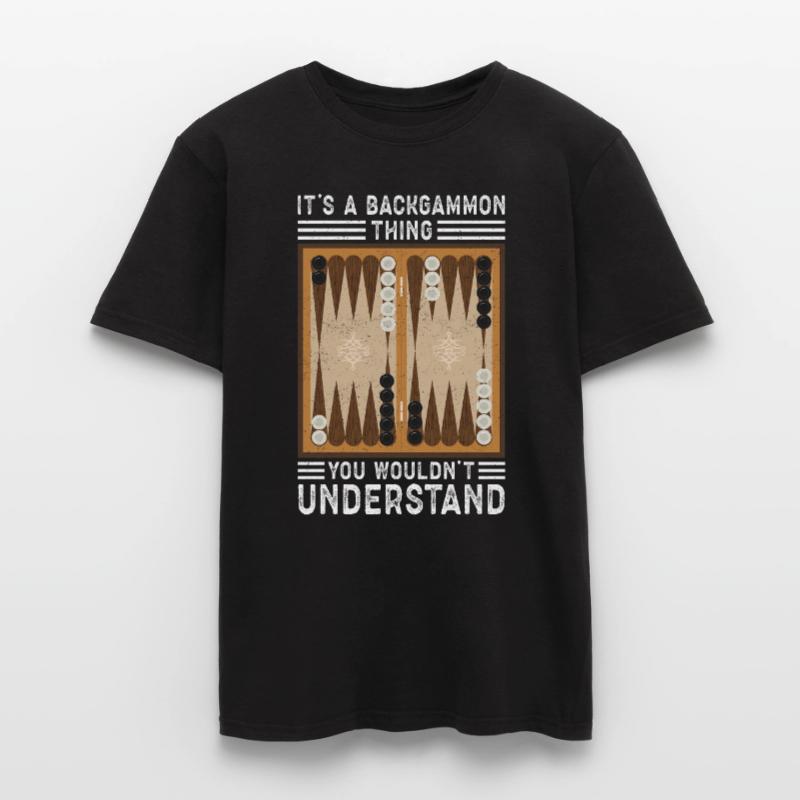 Backgammon Game | Backgammon Board Game Gift Men's T-Shirt
