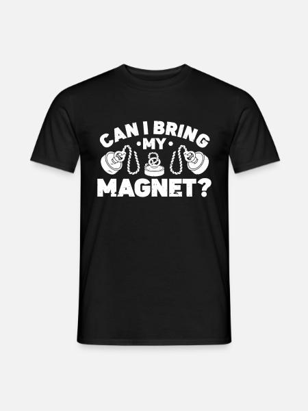 Magnetfischen - Männer T-Shirt - Schwarz