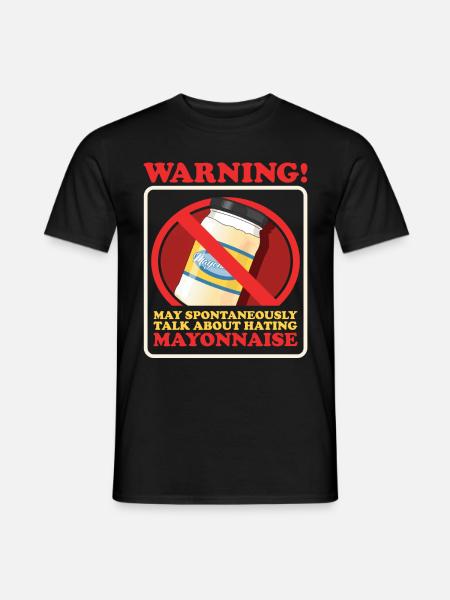Mayo Funny Mayonnaise Gift - Men's T-Shirt - black