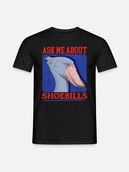 Shoebill Shoebill Bird Gift - Men's T-Shirt - black