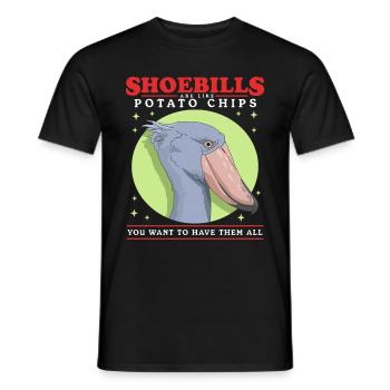 Shoebill Abu Markub Shoebill cadeau - T-shirt homme - noir - Devant - AI Model Male 178 light (178cm)