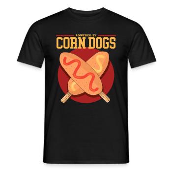 Corn Dog Corndog Corn Dogs Corndogs Geschenk - Männer T-Shirt - Schwarz - Vorne - AI Model Male 178 light (178cm)