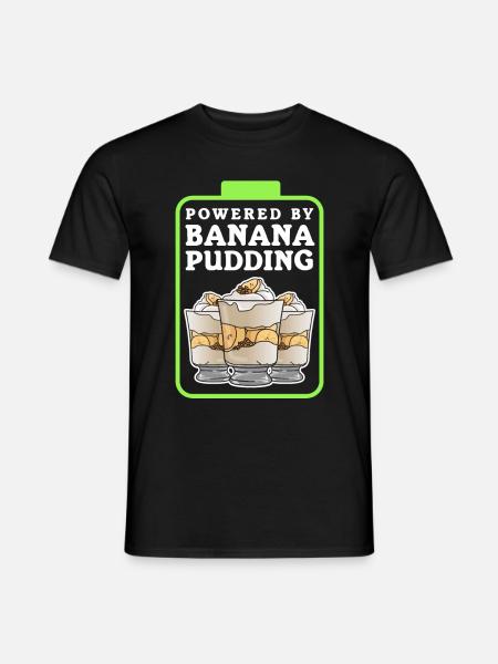 Banana Pudding Bananas - Pudding Gift - Men's T-Shirt - black