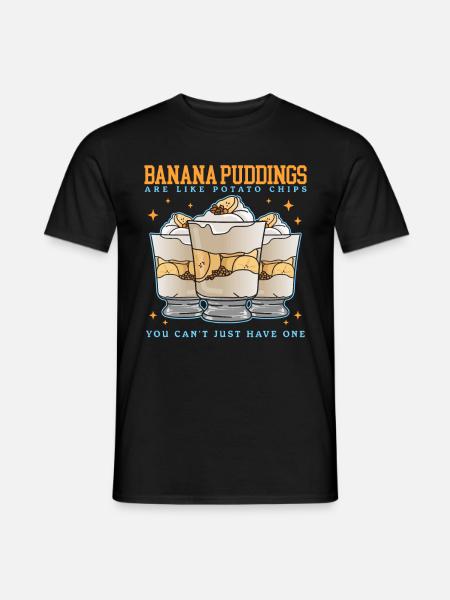Banana Pudding Banana Pudding Gift - Men's T-Shirt - black