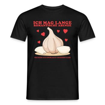 Knoblauch Knoblauchzehen Geschenk - Männer T-Shirt - Schwarz - Vorne - AI Model Male 178 light (178cm)