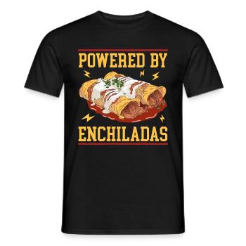 Enchilada Mexican Food Enchiladas Gift - Men's T-Shirt - black - Front - AI Model Male 178 light (178cm)