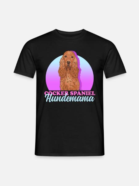 Cocker Spaniel Hundemama | Cockerspaniel Geschenk - Mænd T-shirt - sort