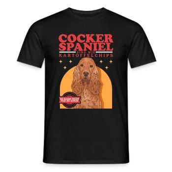 Les épagneuls cocker sont comme | Cadeau Cocker Spaniel - T-shirt homme - noir - Devant - AI Model Male 178 light (178cm)