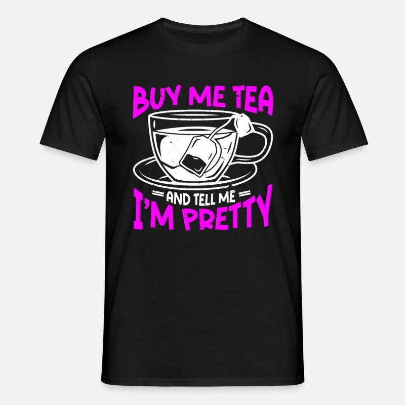 Tea Drinker Tea - Men's T-Shirt - black