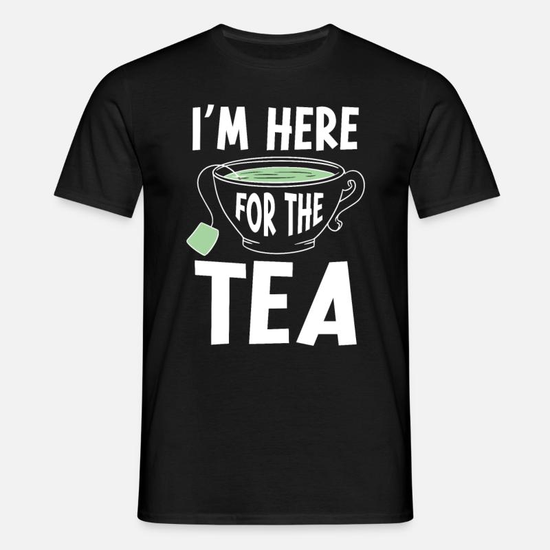 Tea Drinker Tea - Men's T-Shirt - black