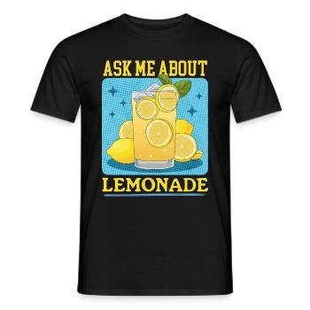 Limonade Citrons Limonade Soda Stand Cadeau - T-shirt homme - noir - Devant - AI Model Male 178 light (178cm)