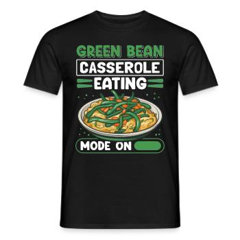 Cadeau de casserole de haricots verts - T-shirt homme - noir - Devant - AI Model Male 178 light (178cm)
