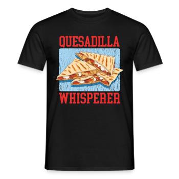 Quesadilla Tortilla Quesadillas Gift - Men's T-Shirt - black - Front - AI Model Male 178 light (178cm)