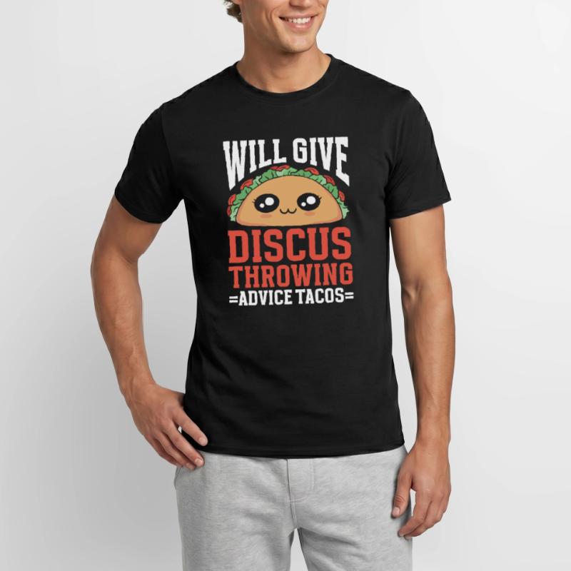 Diskuswerfer Leichtathletik Diskuswerfen Männer T-Shirt