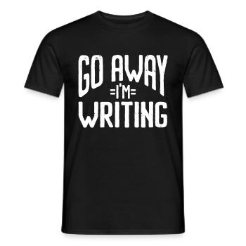 Autor Schriftsteller - Männer T-Shirt - Schwarz - Vorne - AI Model Male 178 light (178cm)