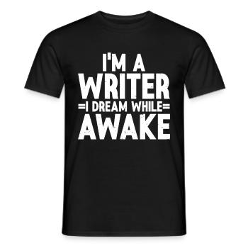 Autor Schriftsteller - Männer T-Shirt - Schwarz - Vorne - AI Model Male 178 light (178cm)