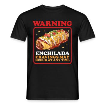 Enchilada mexicaine Enchiladas cadeau - T-shirt homme - noir - Devant - AI Model Male 178 light (178cm)