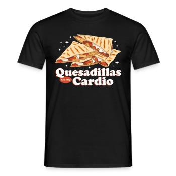 Quesadilla Quesadillas Tortilla Gift - Men's T-Shirt - black - Front - AI Model Male 178 light (178cm)