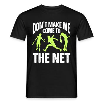 Tennis Art Retired Tennis Player Racket - Männer T-Shirt - Schwarz - Vorne - AI Model Male 178 light (178cm)