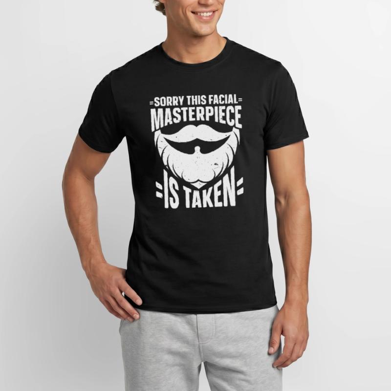 Bart Spruch Bärtiger Vater Ehemann Männer T-Shirt
