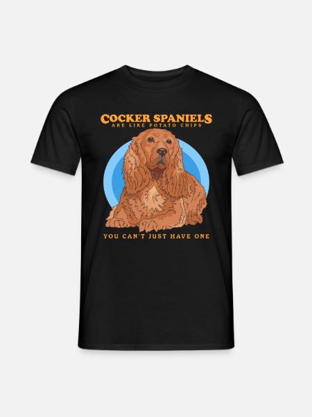 Cocker Spaniel Englische Cockerspaniel Geschenk - Mænd T-shirt - sort