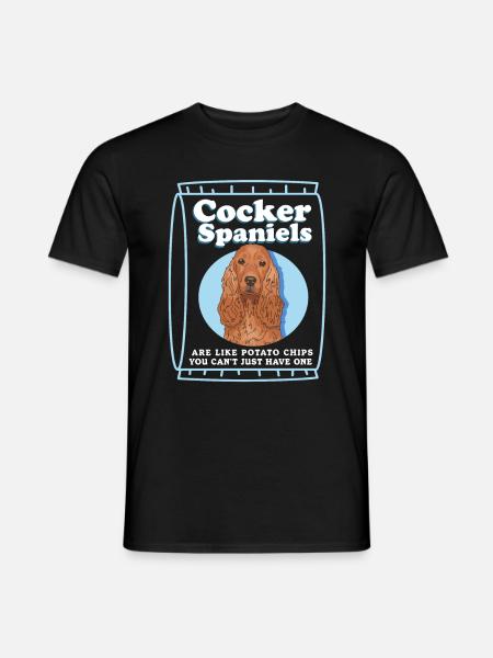 Cocker Spaniel | Englische Cockerspaniel Geschenk - Mænd T-shirt - sort