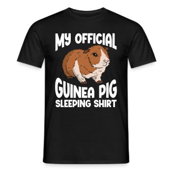 Cochon d’Inde - T-shirt homme - noir - Devant - AI Model Male 178 light (178cm)