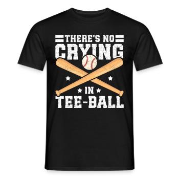 Tee Ball Spieler T-Ball Teeball Tee-Ball Geschenk - Männer T-Shirt - Schwarz - Vorne - AI Model Male 178 light (178cm)