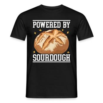 Sourdough Bread Sourdough Breads Baking Gift - Men's T-Shirt - black - Front - AI Model Male 178 light (178cm)