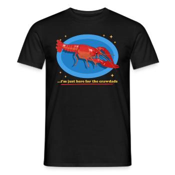 Flusskrebs Edelkrebs Meeresfrüchte Geschenk - Männer T-Shirt - Schwarz - Vorne - AI Model Male 178 light (178cm)