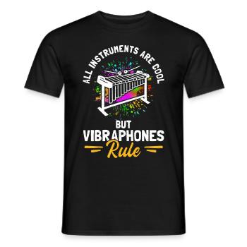 Vibraphone Vibraphone Cadeau Vibraphoniste - T-shirt homme - noir - Devant - AI Model Male 178 light (178cm)