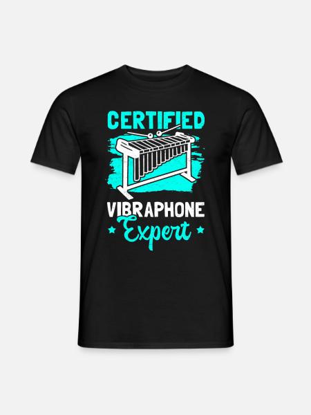 Vibraphone Player Vibraphone Vibraphonist Gift - Men's T-Shirt - black